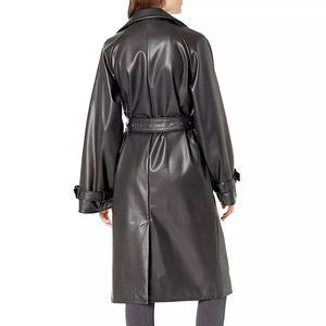 Vêtements pour femmes respirants, arrivées, vente en gros, taille plus, manteau d'hiver pour femmes, manteau long pour femmes, manteau en cuir de mouton véritable - Product Image 5