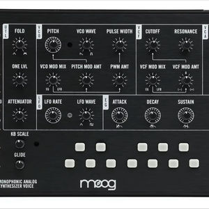 Kit de Sintetizador Analógico Semi-modular Moog Mavis y Módulo Eurorack - 44HP - Product Image 1