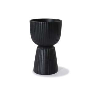 Jarrón de centro de mesa para manualidades, maceta de Metal, jarrón negro mate, estilo rural, florero decorativo, suministros para eventos - Product Image 3