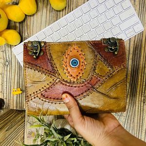 Handmade Retro <b>Travel</b> <b>Diary</b> Tree Life Embossed Leather Journal Hardcover Water Color Paper Sketchbook Exclusive Saddle Gift - Product Image 4