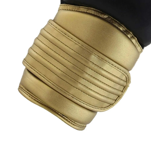 Gants de boxe professionnels en cuir à lacets noirs pour adultes, équipement d'entraînement d'arts martiaux - Product Image 5