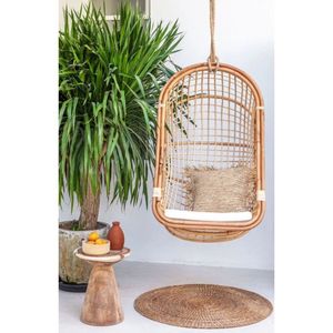 Vente en gros de meubles d'extérieur modernes de haute qualité en rotin unique balançoire suspendue chaises bon marché en plastique PE pour hôtels utilisation en extérieur - Product Image 1