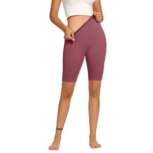 Shorts de yoga pour femmes de haute qualité, respirants, en spandex, à taille haute, élastiques, à motifs tendance, style décontracté, pour le cyclisme et l'entraînement - Product Image 3