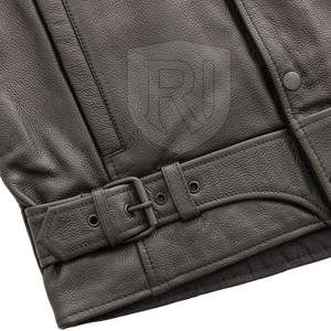 Meilleur design Gilet en cuir pour hommes Nouveau style Vêtements d'extérieur décontractés pour l'hiver Respirant et élégant - Product Image 4