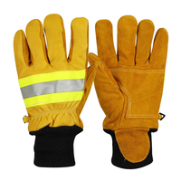 Gants de sécurité pour pompier coupe thermique et à membrane imperméable à haute résistance