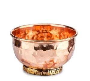 Design classique forme et taille personnalisées bol de service alimentaire bol en cuivre de qualité supérieure pour bol en cuivre le plus vendu - Product Image 5