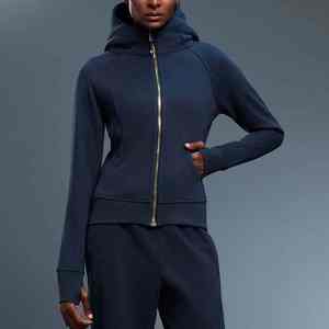 Chándal de Invierno Personalizado al por Mayor para Mujer, Abrigado, con Botones Cubiertos, Grueso, Informal, para Deportes al Aire Libre, Fitness, Entrenamiento, Correr - Product Image 3