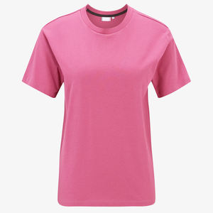 High Quality 100% Cotton Women's T Shirts Custom Design Short Sleeve Plain Tops for Summer - Product Image 5