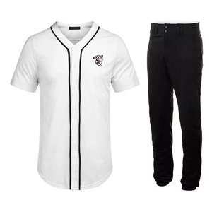 Uniforme de baseball pour hommes, coupe ajustée, vente chaude, personnalisez votre propre tenue d'équipe, uniforme de baseball à séchage rapide - Product Image 1