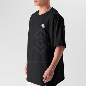 Camiseta Oversize con Hombros Caídos, Lisa, de Gran Gramaje, Personalizable con Logotipo, de Alta Calidad, de Poliéster/Algodón Sólido, Transpirable y de Secado Rápido - Product Image 5