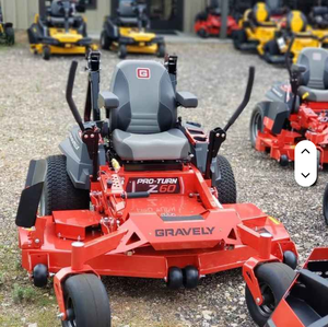 Più venduto Gravelys ZT Rasaerba Industriale a Raggio Zero con Piattaforma di Taglio da 52 Pollici, Motore a Benzina a 2 Tempi da 23 CV, Guida a Distanza e Cesto di Raccolta da 100L - Product Image 1