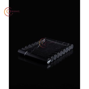 Plateau de service en marbre noir Design élégant avec des collations de qualité supérieure Fruits et fruits secs Plateau de service Vaisselle Plats plaqués - Product Image 4