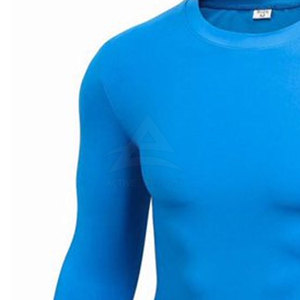 Spandex / Polyester Made Men <b>Compression</b> T-<b>Shirts</b> Private Label <b>Customized</b> Logo <b>Design</b> Men <b>Compression</b> T-<b>Shirts</b> - Product Image 3