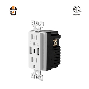 Tomacorriente de Pared Dúplex con Certificación ETL, 30W, 2 Puertos USB-A y 1 Puerto USB-C, 15A, 125V, Resistente a Manipulaciones - Product Image 3