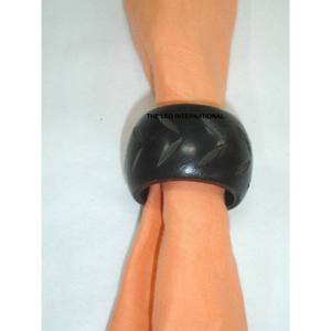 Anneau de serviette en métal élégant, finition argentée, porte-serviettes de forme optimale pour la maison et les accessoires de table de mariage - Product Image 2