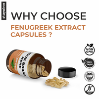 Capsules d'extrait de fenugrec de complément alimentaire | Supplément pour femmes | Supplément d'allaitement