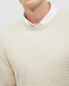 Sweat-shirt en maille confortable et moderne à col rond de qualité supérieure pour hommes, élégant, respirant et léger - Product Image 3