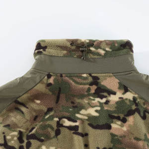 Hot Selling Tactical Soft Shell Material Storm Proof Zip <b>Fleece</b> <b>Lined</b> Two Zipped Arm Pockets <b>Jacket</b> - Product Image 5