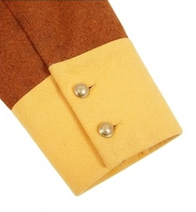 Chaqueta de lana estilo histórico para hombre, reproducción del uniforme confederado de la guerra civil, abotonada, con cuello alto, para uso en exteriores. - Product Image 5