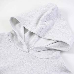 Sudadera corta cálida para clima frío, estilo moderno, diseño liso con hombros caídos, sudadera corta para mujer, proveedor mayorista - Product Image 4