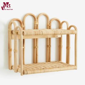 Étagère murale en rotin 2024 Offre Spéciale étagère murale exquise fabriquée à la main en rotin naturel une pièce unique fabriquée au Vietnam - Product Image 3