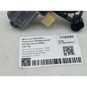 MOTORINO ALZAVETRO POSTERIORE SINISTRO AUDI A3 Sportback (8V4) 5Q0959801 (12>16) - Product Image 6