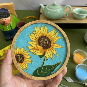 Premium custom Enamel Wooden Coasters Designed for Durability and Style <b>Protect</b> Your Surfaces smooth Touch of Elegance to Decor - Product Image 2
