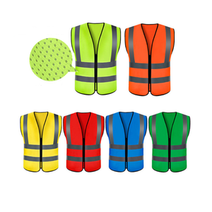 Heavy-Duty Security Guard Safety Vest with Multi-Functional Pockets and Zipper Front Designed for Warehouse <b>Workers</b> - Product Image 4