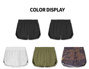 Pantalones Cortos Deportivos Transpirables de Poliéster para Hombre, Talla Grande, Estampados, con Bolsillos, Secado Rápido, Antibacterianos, Anti-UV, para Gimnasio y Verano - Product Image 6