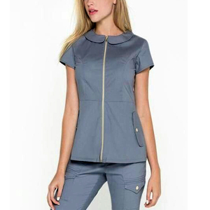 Veste personnalisée OEM Vente en gros Combinaison d'hôpital pour femmes médecins chirurgiens Vêtements pour hommes Vêtements pour femmes Ensembles d'allaitement Uniformes gommages médicaux - Product Image 6