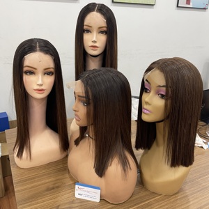 WHOLESALE: <b>Short</b> wig Bob wig middle part human <b>hair</b> extensions 100% Vietnamese <b>hair</b> Ready to ship - Product Image 3