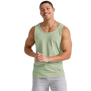 Débardeur de sport en coton 220 GSM pour homme, personnalisable avec logo, uni, à épaules élastiques, idéal pour la musculation et le fitness, gilet de haute qualité pour homme - Product Image 1