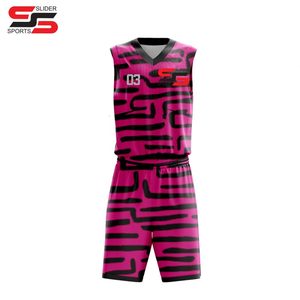 Vente directe d'usine-uniformes de basket-ball OEM uniques nouveaux ensembles de shorts de conception imprimés Technics Logo XS taille à bas prix en gros - Product Image 3