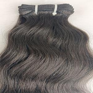 Extensiones de pelo natural ondulado para playa, extensiones de pelo humano de un solo donante para niñas y mujeres, paquete de pelo natural sin procesar - Product Image 2