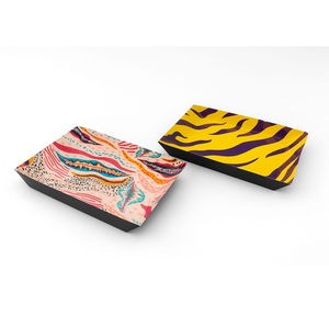 Bandeja de Metal decorativa moderna para manualidades, adornos de frutas florales, conjunto ligero de varias piezas, Diwali de boda, elegante y duradero - Product Image 1