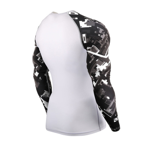 ชุดใส่เล่นกีฬากันผื่นแดงแขนยาวสำหรับผู้ชายชุดใส่ป้องกันผื่นแดงโลโก้ตามสั่ง - Product Image 2