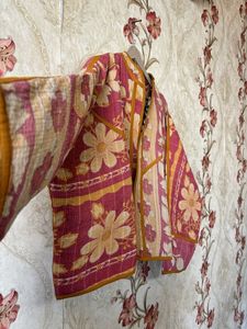 Wholesale Lot Indian Vintage Short <b>Kantha</b> <b>Jacket</b> Handmade Cotton Quilted <b>Jacket</b> Womens Wear Winter Coat - Product Image 4