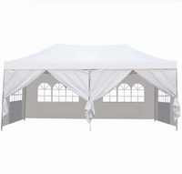3*6m de diamètre imperméable à l'eau pour la publicité extérieure chapiteau auvent pliable stand kiosque tente mariages événements tentes