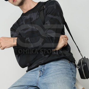 Jersey de algodón para hombre, sudadera de mezcla para invierno, ropa de calle y actividades al aire libre, sudadera con estampado de camuflaje para hombre - Product Image 5