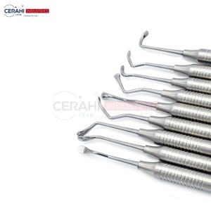 Juego de implantes de elevación sinusal para cirugía oral, instrumentos quirúrgicos dentales manuales, elevadores periósticos de injerto, modelo de industrias Cerahi - Product Image 4