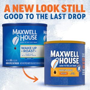 แม็กซ์เวลล์ เฮ้าส์ เมเดียม โรสต์ เวค อัพ โรสต์ กาแฟบด 30.65 ออนซ์ กระป๋อง - Product Image 6