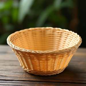 Natural Rattan <b>Table</b> <b>Basket</b> 25cm 24000250 - Product Image 3