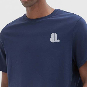 เสื้อยืดคัสตอม พิมพ์โลโก้ตามสั่ง เสื้อยืดคอกลม แขนสั้น ผ้าฝ้าย 100% เสื้อยืดผู้ชายแบบเรียบ - Product Image 5