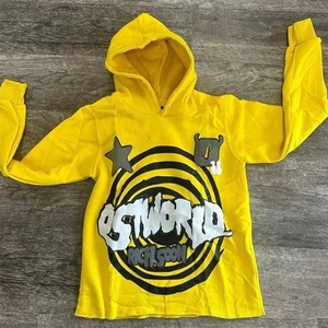 Sweat-shirt à Capuche Imprimé Lettre Surdimensionné pour Homme, Streetwear Vintage, Grande Taille, Sweat à Capuche pour Homme - Product Image 2