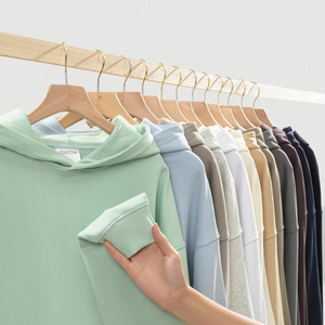 Sudadera con Capucha Extra Grande de Felpa de Algodón de 330 GSM, Sin Cordones, Hombros Caídos, Unisex, Personalizable con Impresión DTG, Nueva Colección 2026 - Product Image 2