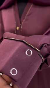 ชุดเดรสดูไบแบบทางการของผู้หญิงเสื้อผ้ามุสลิมแบบดั้งเดิมชุดเดรสแบบสุภาพสง่างามสำหรับใส่ไปงานเลี้ยงสไตล์อาบายะ - Product Image 2