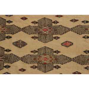 Tapis de couloir vintage 2,1x16,6 pi (64x506 cm), tapis turc marron à motifs floraux - Product Image 5