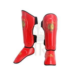 Jambières de boxe de haute qualité, protège-tibias élastiques résistants à la déchirure MMA Protège-tibias de kickboxing haut de gamme - Product Image 4