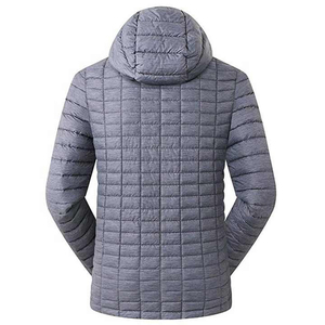 Top marque doudoune nouveau hiver coupe-vent 100% Nylon chauffé hommes noir rembourré vestes - Product Image 4