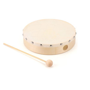 Tambores Chamánicos Hechos a Mano con Marco de Madera para Meditación, Sanación por Sonido y Práctica - Product Image 6